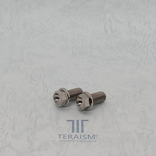 M6-15mm チタンフランジボルト 2本