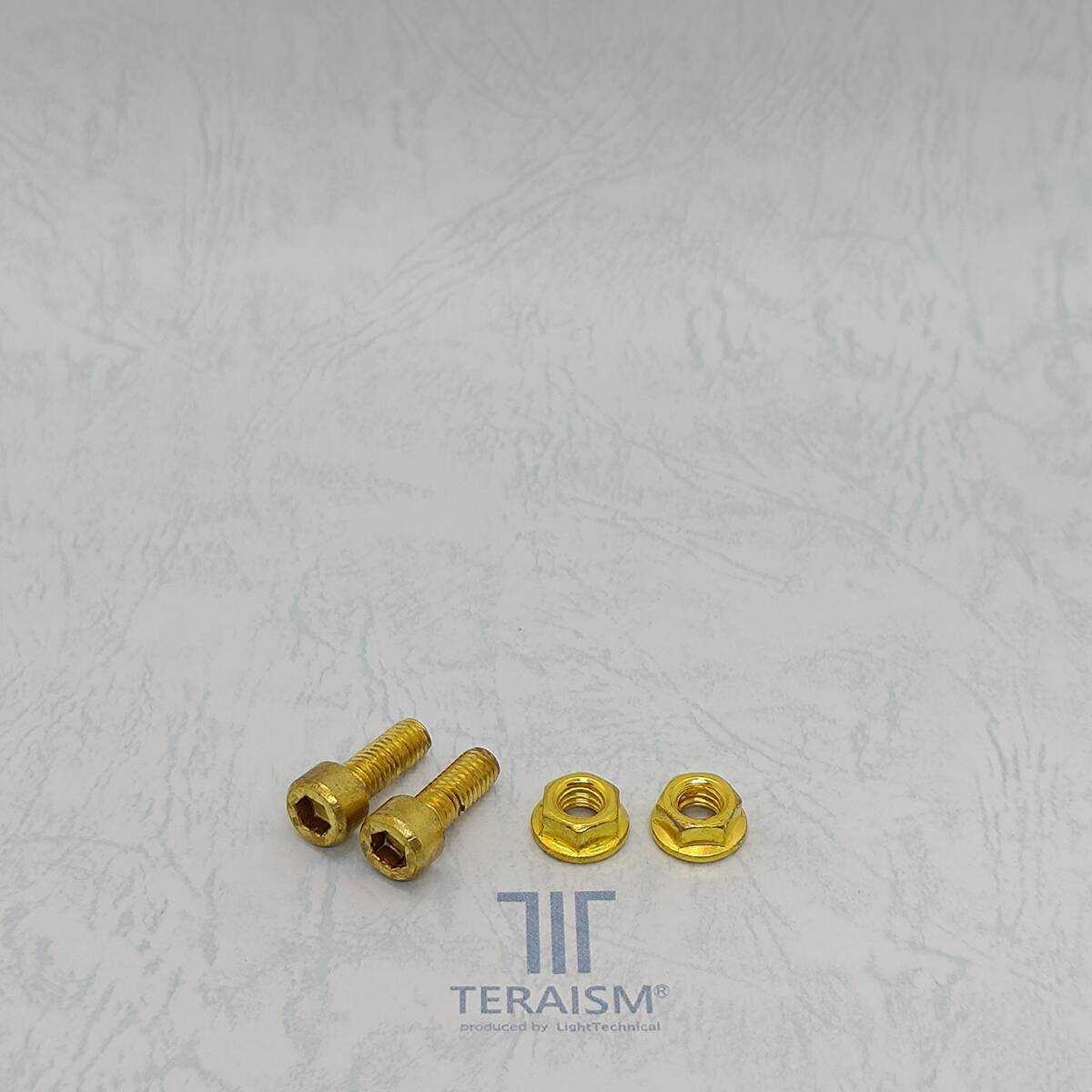 M6-20mm 2組｜金メッキ ボルト・ナットセット(A仕様)