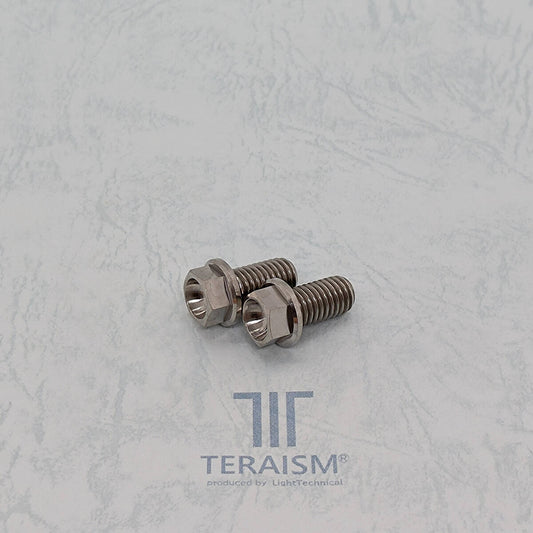 M8-15mm チタンフランジボルト 2本